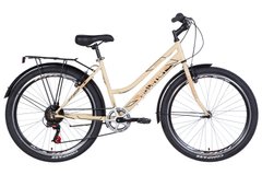 Велосипед 26" Discovery PRESTIGE WOMAN 2021 (біло-фіолетовий з чорним)