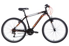 Велосипед 26" Discovery RIDER 2021 (черно-оранжевый)