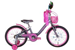 Велосипед 18" Formula CHERRY 2022 (темно-сірий с рожевим)