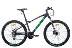 Велосипед 27.5" Leon XC-90 2021 (графітний з зеленим (м))