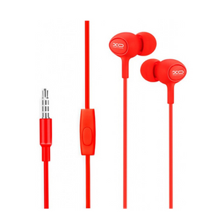 Наушники проволочные XO S6 with mic red