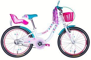 Велосипед ST 20" Formula Kid FLOWER PREMIUM BH рама-10" білий з рожевим та бірюзовим 2026