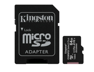 Карта памяти KINGSTON microSDXC 64Gb Canvas Select+ A1 UHS-I (U1) (SDCS2/64GB)