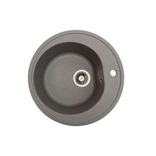 Кухонная мойка Ventolux FABIA (GRAY QUARTZ)  D510x180