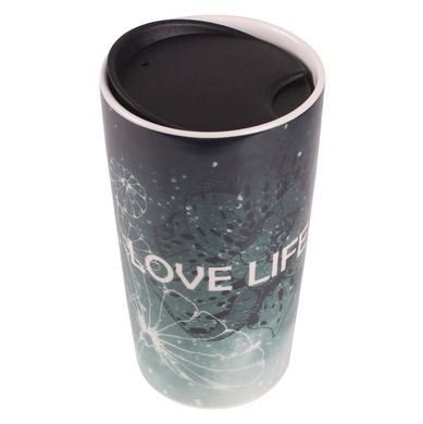 Чашка Limited Edition TRAVEL LOVE LIFE /360 мл/ з кришк./ в подар.упак. (HTK-052)