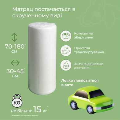 Матрац ортопедичний ТМ Ismart Koala Soma 90х200 см безпружинний (ISM-051284)