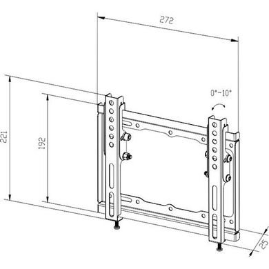 Кронштейн LCD 23-42" ITech PL2Т