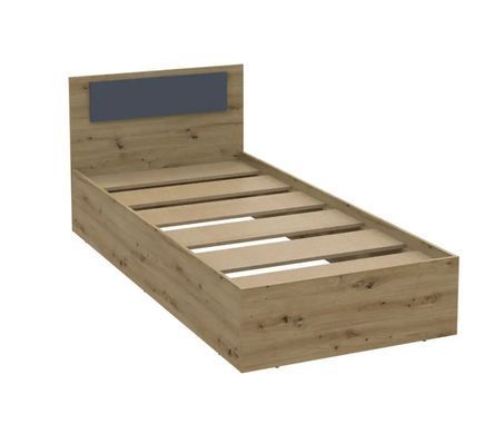 Ліжко Doros Ронді Односпальне Дуб Артізан/Антрацит 90&times;200 (44900530) (DRS-012166)