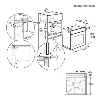 Духовой шкаф Electrolux EOH4P0PK