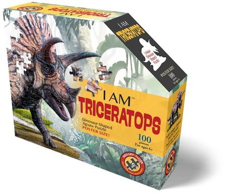 Пазл I AM Динозавр Трицератопс (100шт)