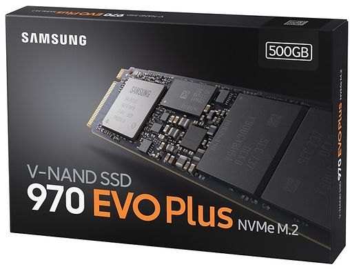 SSD накопичувач Samsung 970 EVO Plus 500GB M.2 TLC (MZ-V7S500BW)