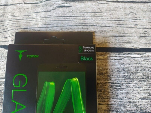 Защитное стекло T-Phox Glass Screen (CP+FG) for Samsung J6 Plus 2018/J610 (Black)