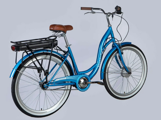 Велосипед з електроприводом 26" ST Dorozhnik eAQUAMARINE BH 36B 12.5А*г 350Вт 2025