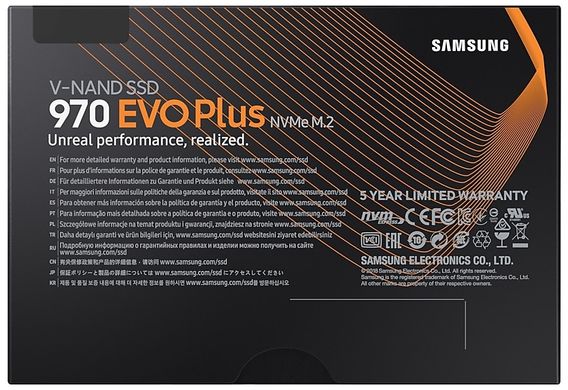 SSD накопичувач Samsung 970 EVO Plus 500GB M.2 TLC (MZ-V7S500BW)