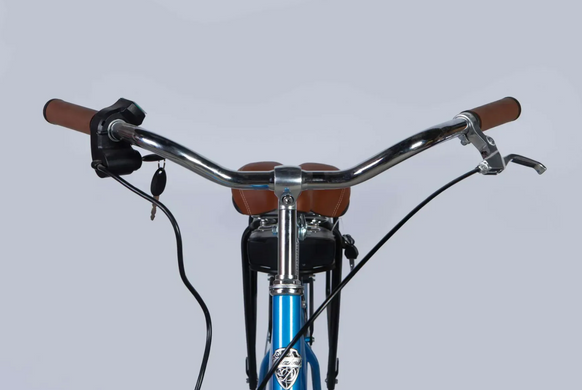 Велосипед з електроприводом 26" ST Dorozhnik eAQUAMARINE BH 36B 12.5А*г 350Вт 2025