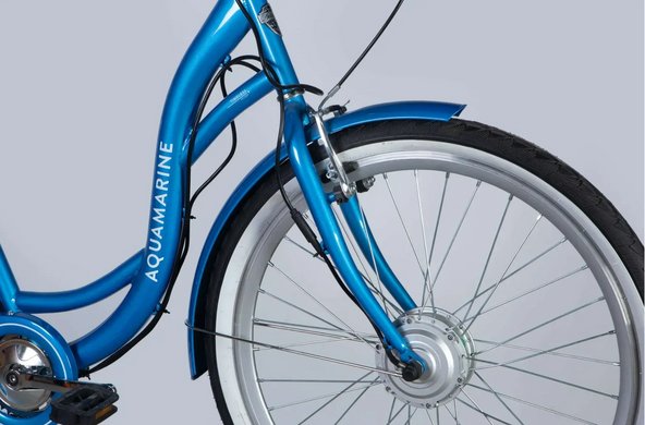 Велосипед з електроприводом 26" ST Dorozhnik eAQUAMARINE BH 36B 12.5А*г 350Вт 2025