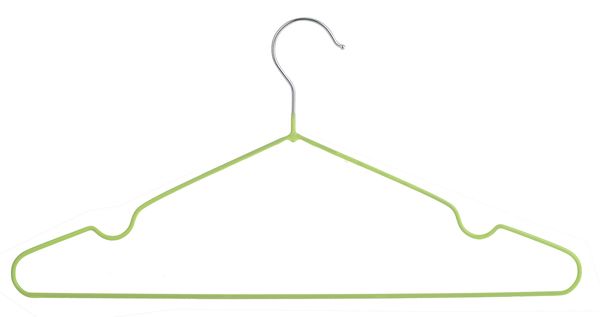 Набор вешалок для одежды Idea Home Green 40.5х21х0.3 см, 8 шт.