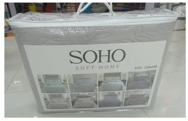 Покрывало Soho Beige Tree 220x240 см бежевое