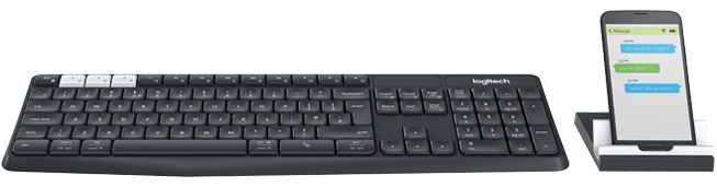 Клавіатура бездротова Logitech K375s Multi-Device Keyboard Wireless (920-008184)