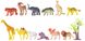 Ігрові фігурки Dingua Набір Дикі тварини 12 шт (тубус) фото 3