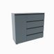 Комод Еверест КЛ-3 Лайт (телескопічні) 105х38х93 см Графіт (DTM-4898) фото 2