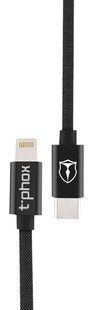 Кабель T-Phox Speed T-LC811 Type-C to Lightning - 1m Black