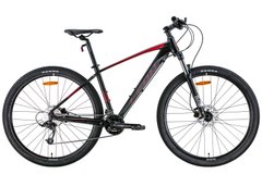 Велосипед 29" Leon TN-70 AM Hydraulic lock out HDD 2022 (чорний з червоним (м))