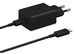 Зарядний пристрій Samsung 45W Compact Power Adapter (C to C Cable) - T4510XBEGRU/Black