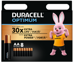 Батарейка Duracell LR06 KPD 08*10 Optimum уп. 1x8 шт.