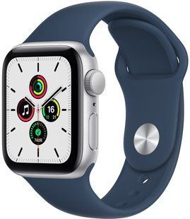 Смарт годинник Apple Watch SE 40 Silver Alum Abyss Blue Sp/B