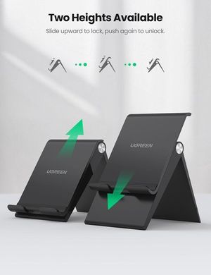 Аксессуары для мобильного телефона Ugreen LP247 Multi-Angle Phone Stand Height Adjustable (белый)