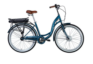 Електровелосипед 26" ST Dorozhnik eAQUAMARINE BH рама-17" 36B 12.5А*г 350Вт темно-синій YS 2055 2025