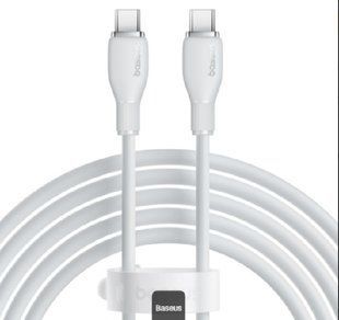 Кабель Baseus Type-C/Type-C 100W 2m (P10355702221-01) белый