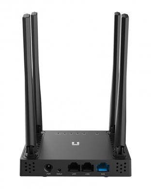 Бездротовий маршрутизатор Netis N5 (AC1200, 1xFE WAN, 2xFE LAN, USB 2.0 для 3G/4G модемів, 4 зовнішні антени)