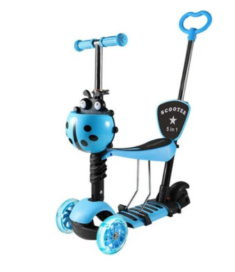 Самокат 5в1 WEIINAI BAQ-215 Blue (6948679457494)