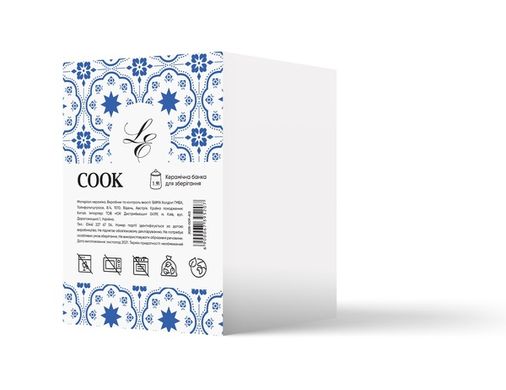 Банка Limited Edition COOK 1.9 л/белая в уп.