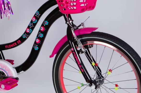 Велосипед ST 20" Formula Kid FLOWER PREMIUM BH рама-10" чорний з рожевим 2026