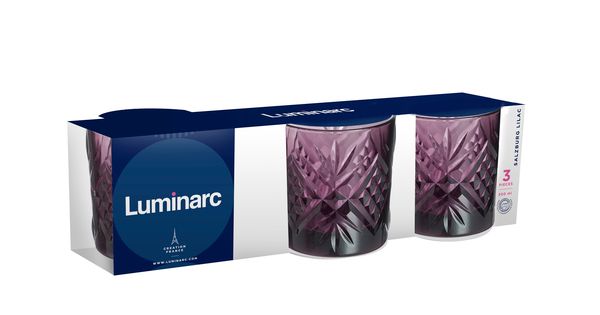 Склянка Luminarc ЗАЛЬЦБУРГ ЛИЛАК /НАБІР/ 3X300 мл (Q2846/1)