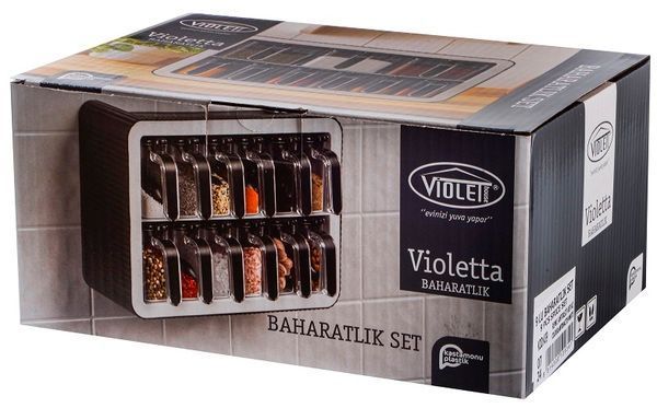Набор спецовниц Violet House 0439 SPICE ANTR WHITE, 9 шт