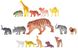 Ігрові фігурки Dingua Набір Дикі тварини 15 шт фото 2