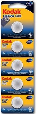 Батарейка Kodak Ultra lit. CR2016 1х5 шт.