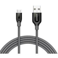 Кабель Anker Powerline+ Micro USB - 1.8м V3 (Серый)