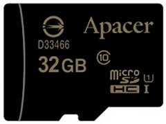 Карта пам'яті ApAcer microSDHC UHS-I 32GB (без адаптера)
