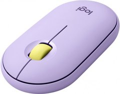Мышь LogITech Pebble M350 Wireless, Lavender Lemonade (910-006752)