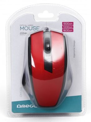 Миша Omega OM-08 Червоний