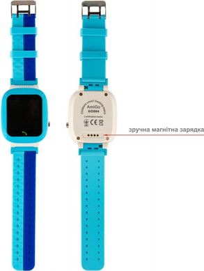 Смарт-годинник для дітей AmiGo GO004 GLORY Blue-Yellow 