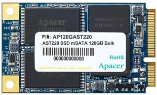 SSD внутрішні ApAcer AST220 120GB mSATA TLC (AP120GAST220-1)