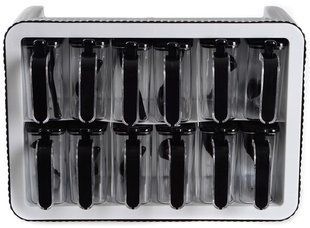 Набір спецівниць Violet House 0440 SPICE BLACK WHITE, 12 шт