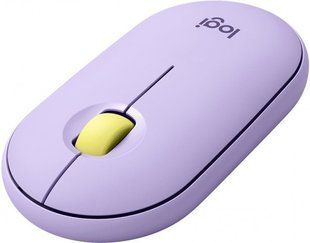 Миша LogITech Pebble M350 Wireless, Lavender Lemonade (910-006752)