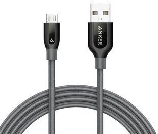 кабель Anker Powerline+ Micro USB - 1.8м V3 (Сірий)